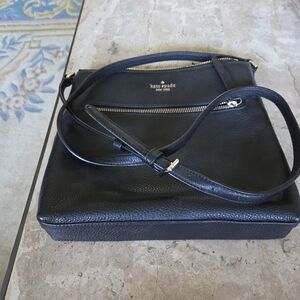 Kate Spade Textured Black Crossbody Bag